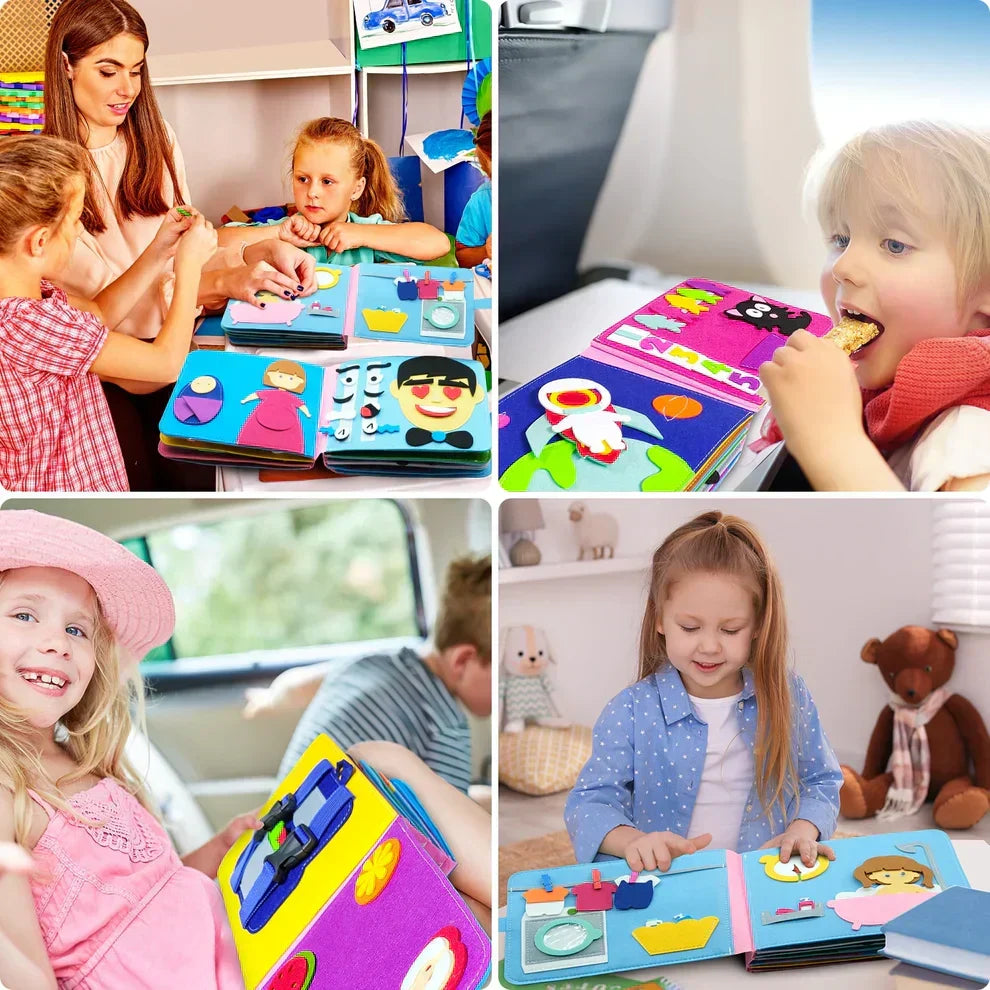 Tableau d'activités LumaPlay 3D Histoire Montessori pour l'apprentissage précoce | Fioriscas