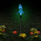 Lámpara de jardín LED con diseño de mariposa - Fioriscas