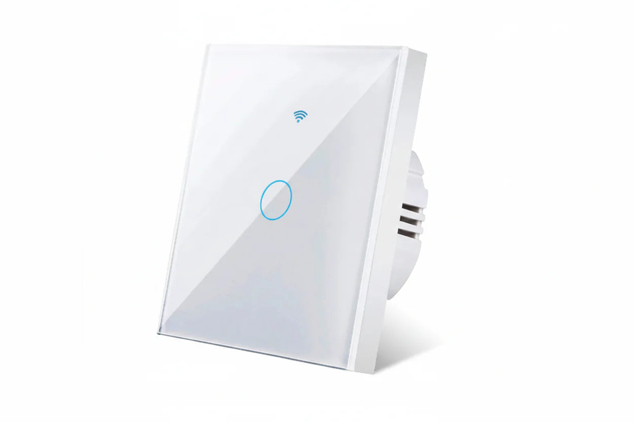 Smart WiFi Touch Light Switch, No Neutral Wire Needed, Alexa & Google