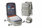 Mochila de viagem de tamanho médio, com compartimento para portátil e bolso para sapatos | Fioriscas