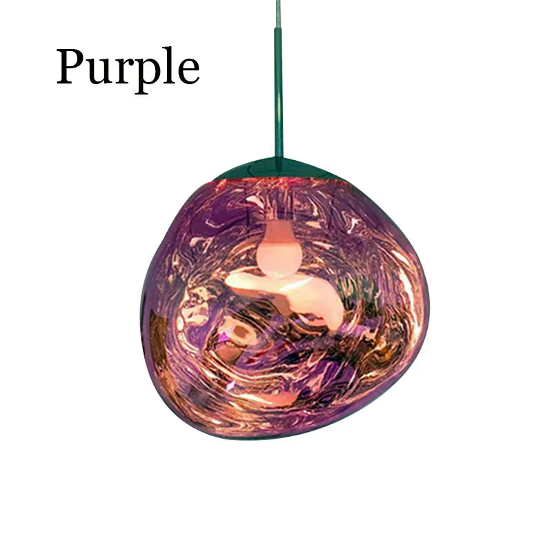 Závěsné svítidlo Lava-Glow s LED, v retro stylu