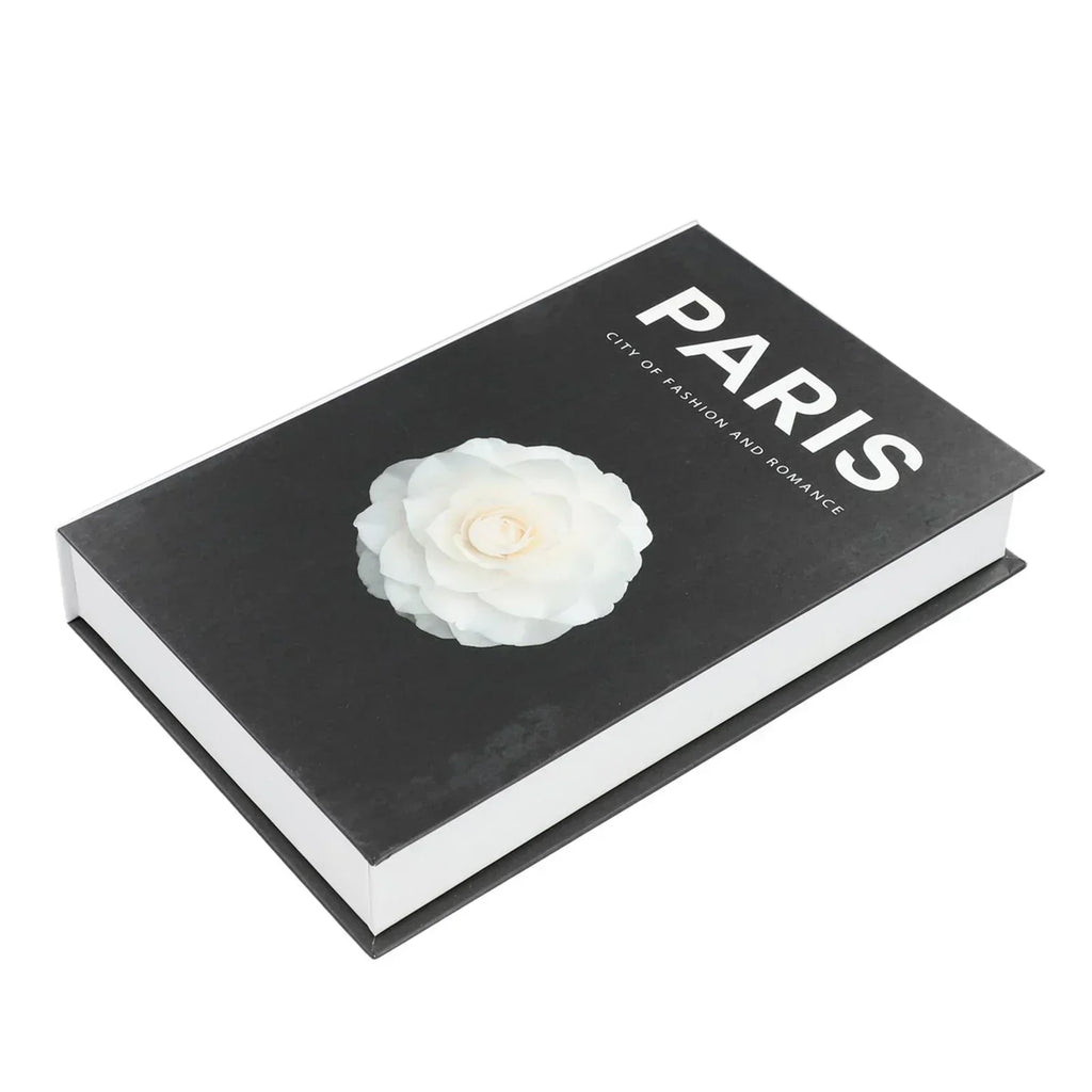 Marcelli Faux Book Set With Hidden Storage, City-Themed Designs