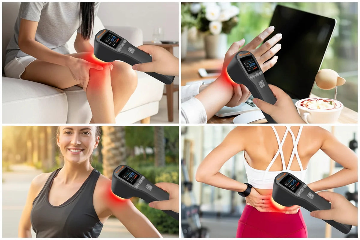 Ferramenta compacta de terapia laser para alívio da dor e recuperação muscular | Fioriscas