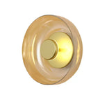 Applique da parete Liora in vetro e pietra, luce LED verso l’alto e verso il basso, 3 colori