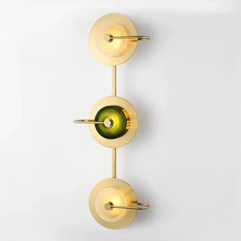 Liora Glass Wall Sconce, E27 LED Light for Bedrooms & Hallways