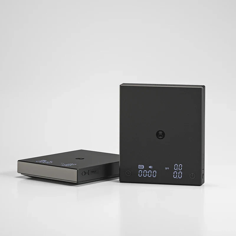 Balança digital para café com temporizador automático, indicação da velocidade do fluxo, tara e precisão de 0.1g | Fioriscas