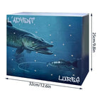 Advent Calendar 2025 for Anglers with 24 Unique Lures - Fioriscas