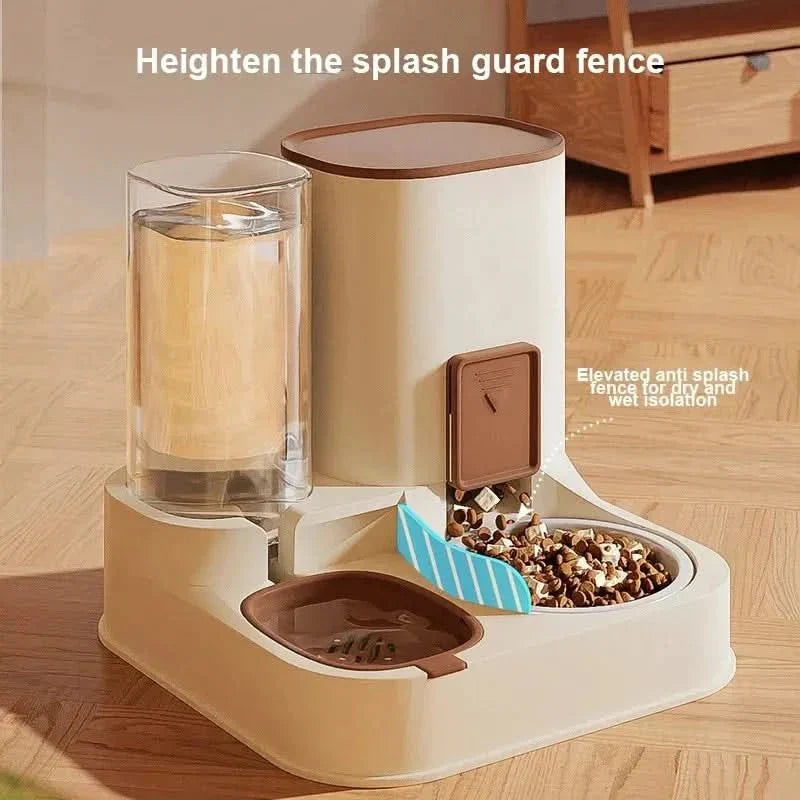 Automatisk mat- och vattendispenser för husdjur - Fioriscas