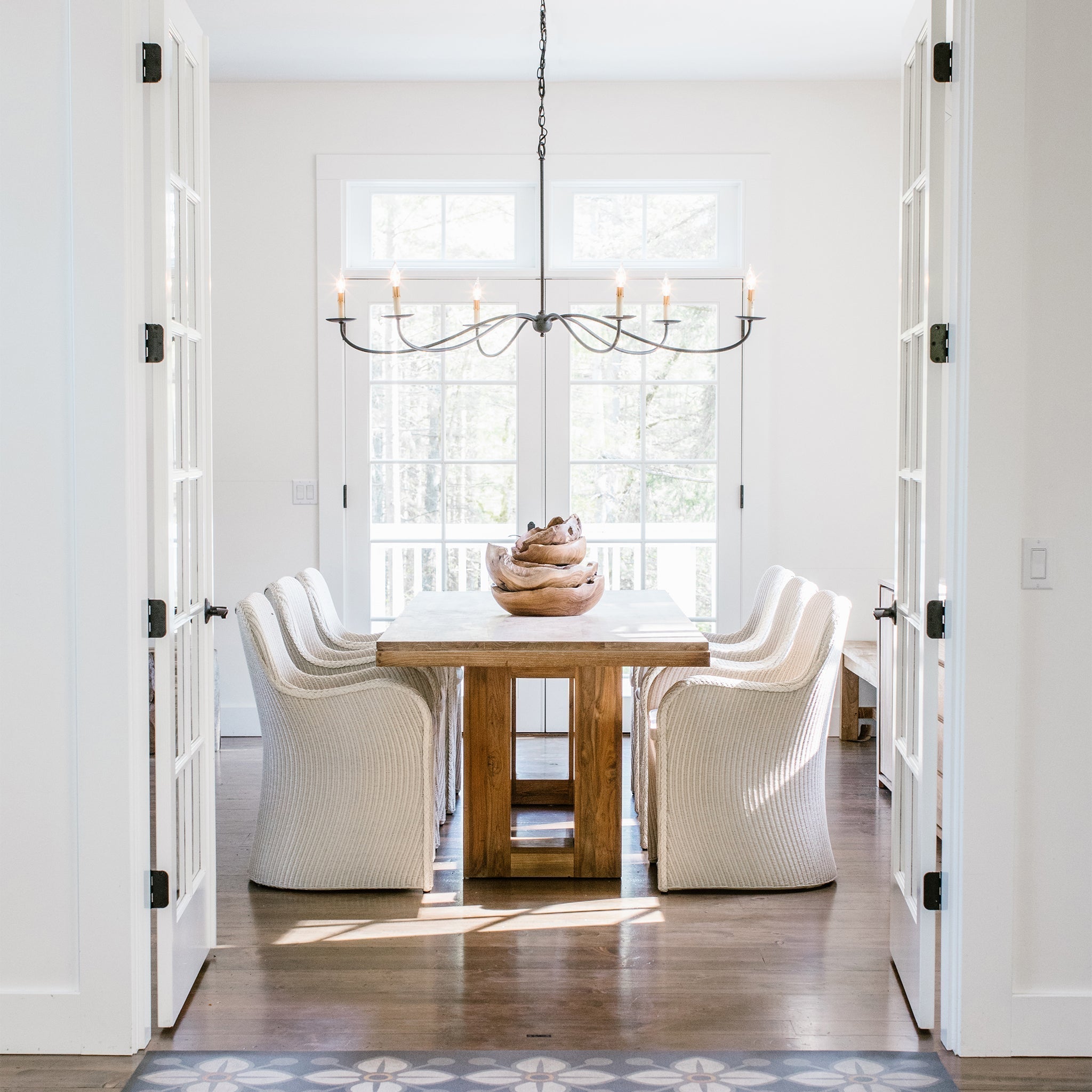 Alfred lysekroner stearinlys-stil bondegård | Fioriscas