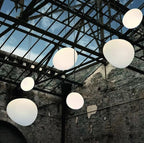 LumaVerde Organic-Shape Pendant Light, Hand-Blown Glass Finish, 4 Sizes