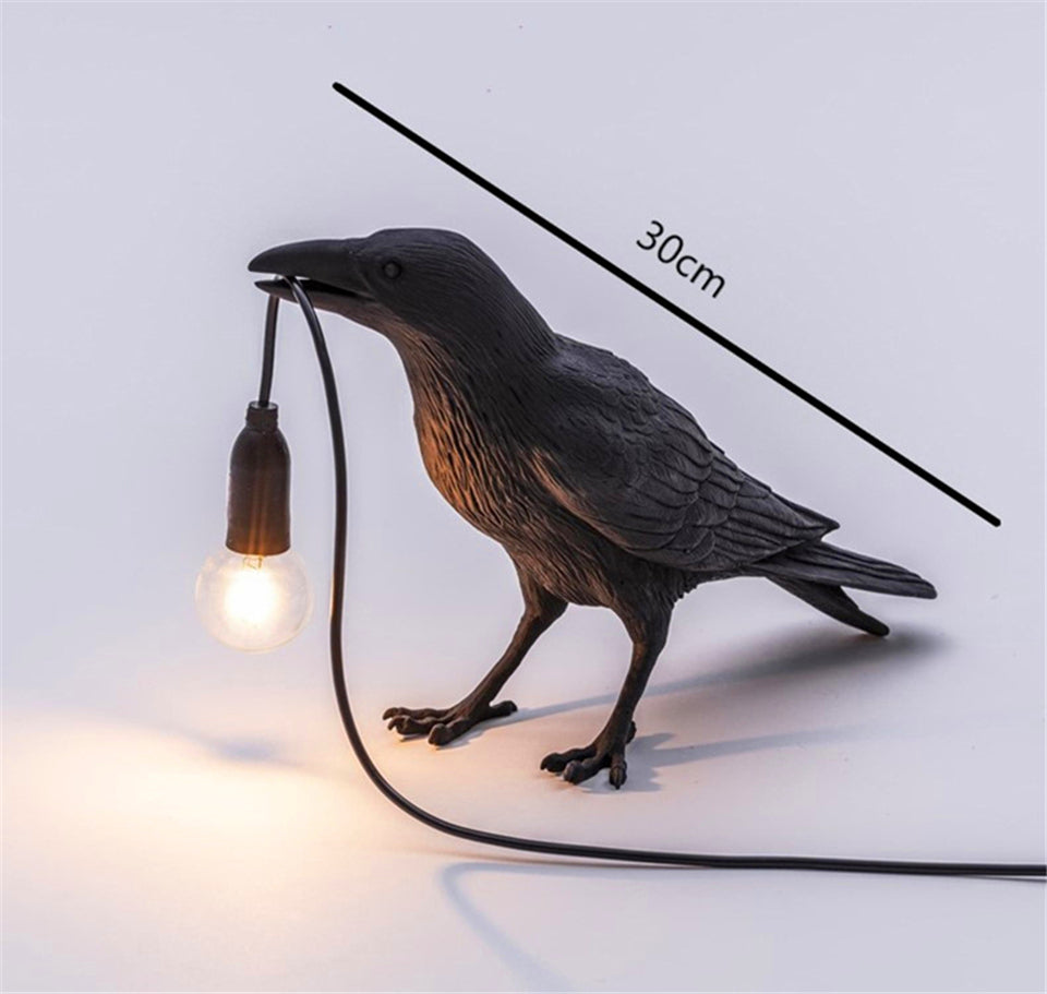 מנורת קיר בצורת ציפור עם תאורת LED לחדרי שינה ולעיצוב בית אלגנטי | Fioriscas
