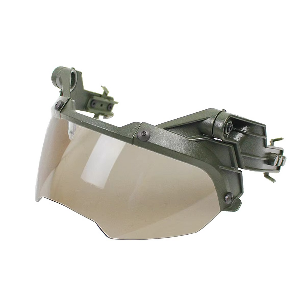 Adjustable Tactical Helmet with Anti-Fog Detachable Goggles