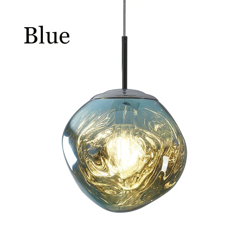 Závěsné svítidlo Lava-Glow s LED, v retro stylu