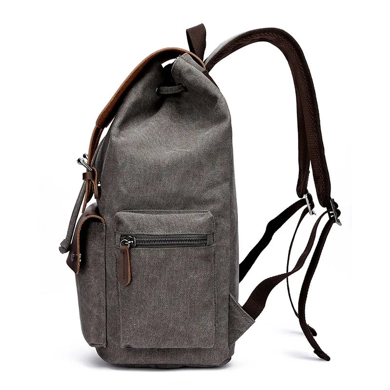 Batoh Ridgewell Vintage Canvas s kapsami proti krádeži, 20–35 l