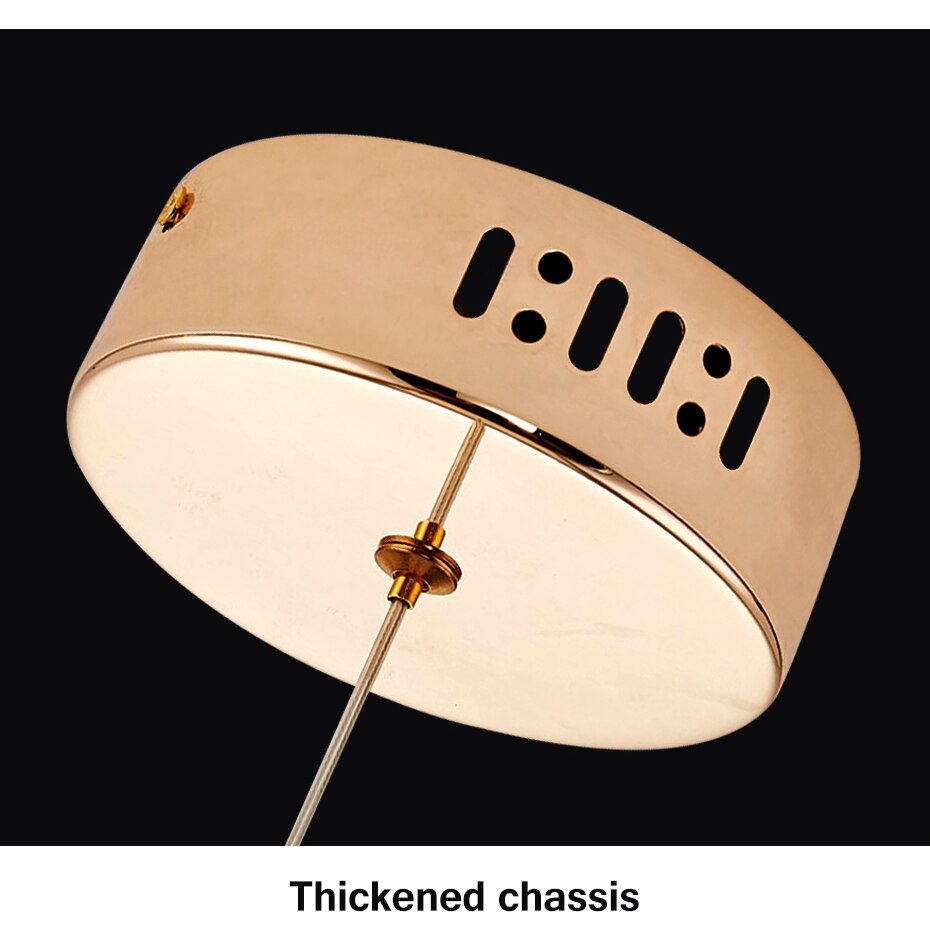Aurelia-hanglamp, goudkleurige kristalafwerking, instelbare wittint-optie