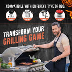 Thermomètre à viande sans fil pour barbecue et grill - Fioriscas