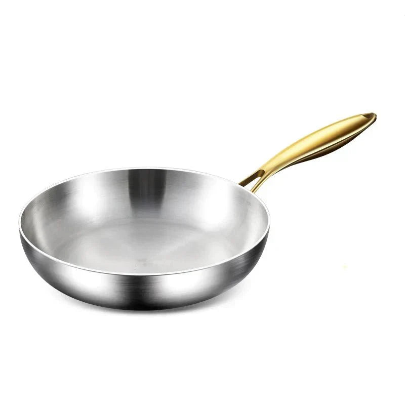 316 stainless steel frying pan with 7-layer design, 2 mm wall thickness and induction compatibility - Fioriscas
