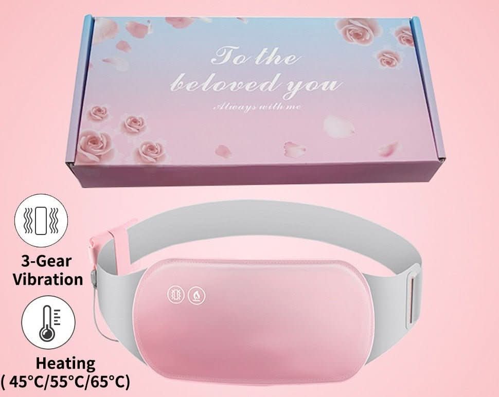 Ceinture chauffante électrique pour le ventre avec chaleur et vibrations - Fioriscas