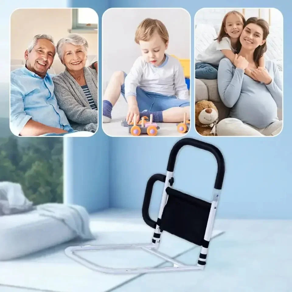 SolaceEase Adjustable Bed Safety Rail For Easier In-And-Out Transfers