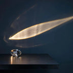 Solara Crystal Table Lamp With Built-In Star Projector