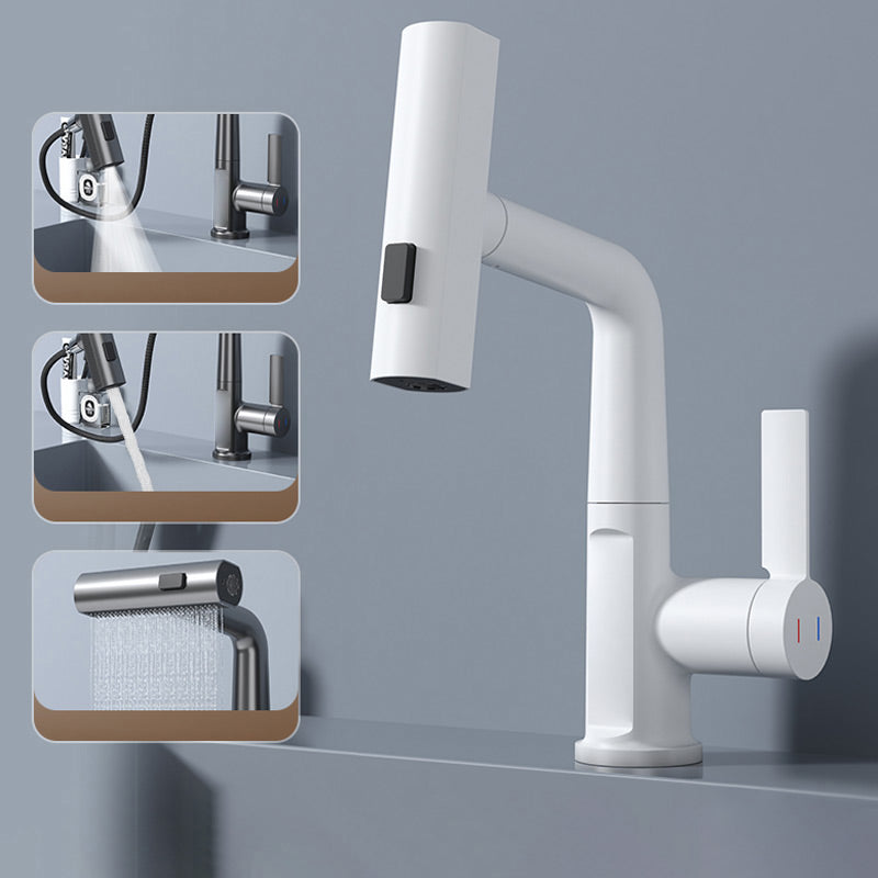 Pull-Out Kitchen Faucet, Aqualine FluxPull 60cm Hose & 360° Swivel