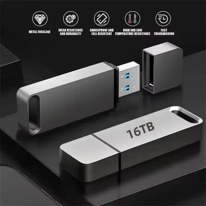 Vandtæt USB 3.2-flashdrev, SwiftDrive-stødsikker lagring til Mac og PC