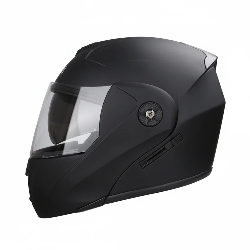 Modułowy kask motocyklowy z podwójną szybą, certyfikowany DOT | Fioriscas