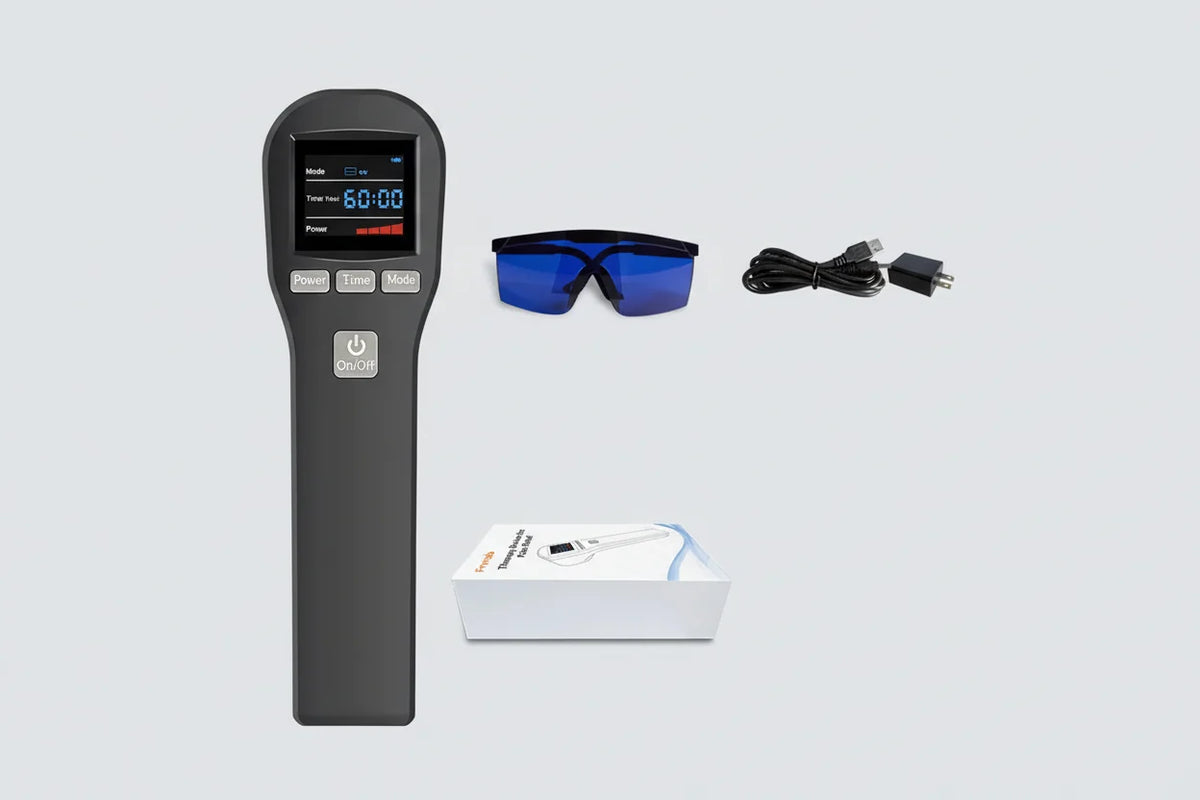 Ferramenta compacta de terapia laser para alívio da dor e recuperação muscular | Fioriscas