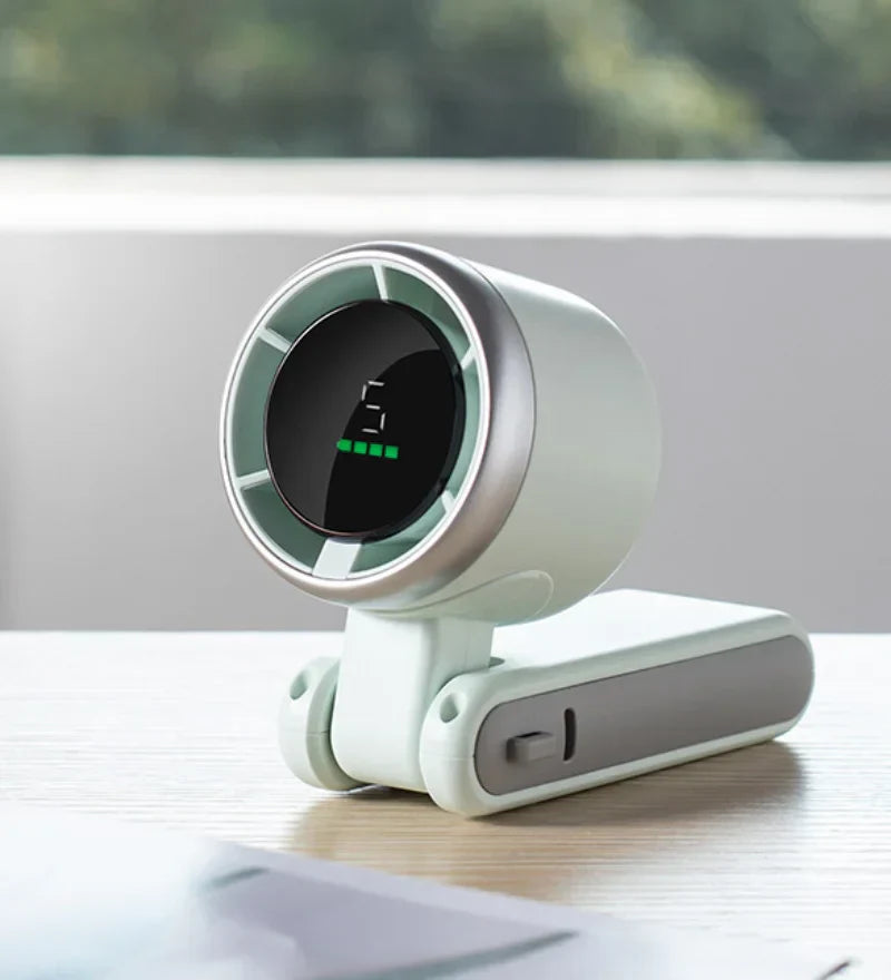 AeroVanta WindPulse wiederaufladbarer tragbarer Kühlventilator