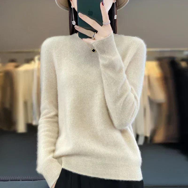 Slim-Fit Merino Wool Sweater, Astra For Daily Wear