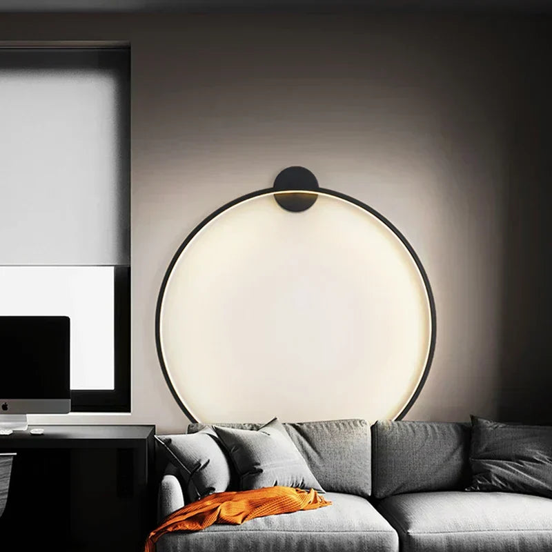 مصباح حائط LED على شكل قمر قابل لتعتيم الإضاءة لغرفة النوم ومساحات المعيشة | Fioriscas