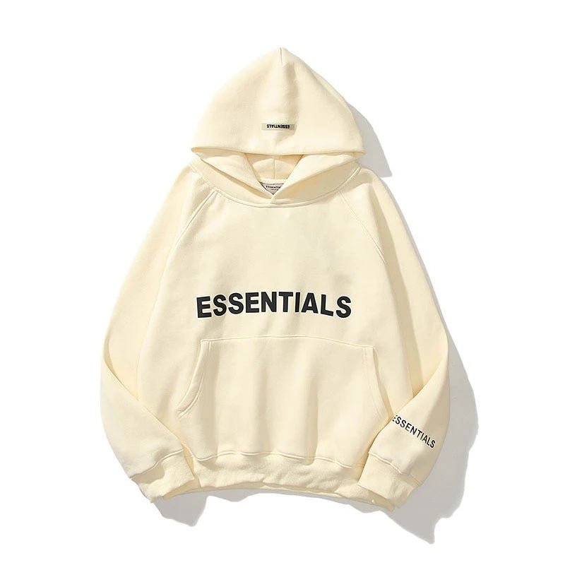 Essentials | Fear of God | Vetoketjullinen huppari kengurutaskulla