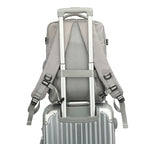 Mochila de viagem de tamanho médio, com compartimento para portátil e bolso para sapatos | Fioriscas