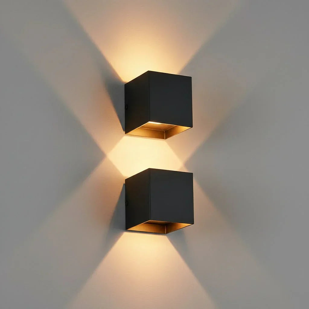 Moderni vedenpitävä alumiininen LED-seinävalaisin, IP65 - Fioriscas