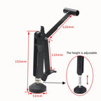 Suporte universal para roda de motociclo com altura ajustável e bloqueio automático | Fioriscas