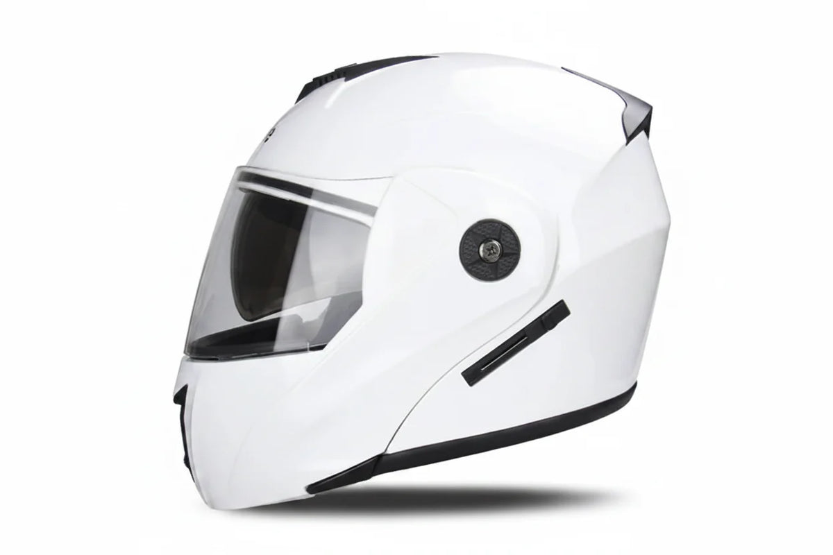 Modułowy kask motocyklowy z podwójną szybą, certyfikowany DOT | Fioriscas