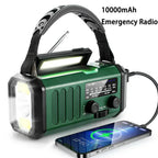 SolioGuard Hand-Crank Emergency Radio, Solar & USB Charging, NOAA Alerts