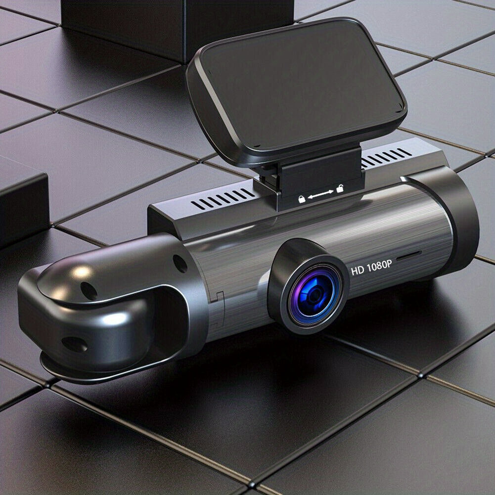 1080P-Dashcam mit zwei Objektiven und Front- sowie Innenraumansicht, NovaSight DuoCam