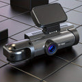 1080P-Dashcam mit zwei Objektiven und Front- sowie Innenraumansicht, NovaSight DuoCam