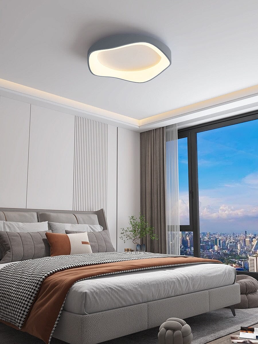 Remote-Controlled Ceiling Or Wall Light, Virelli 3-Tone LED Fixture