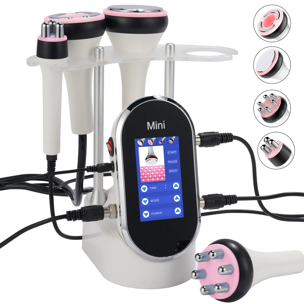 All-In-One Ultrasonic Cavitation Enhanced RF For Body Contouring Device With EMS Vacuum