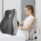 NovaLum Memory Foam Lumbar & Seat Cushion Set for Car and Office