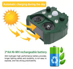 Solar Powered Ultrasonic Animal Repeller For Yards And Gardens