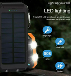 Power bank solare impermeabile SolarCharge Elite da viaggio