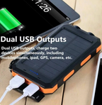 Power bank solare impermeabile SolarCharge Elite da viaggio