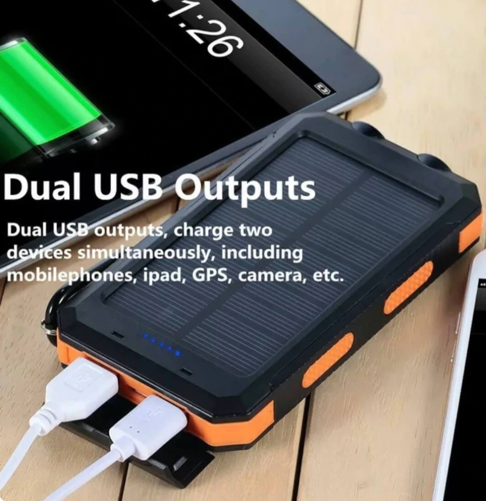 Power bank solare impermeabile SolarCharge Elite da viaggio