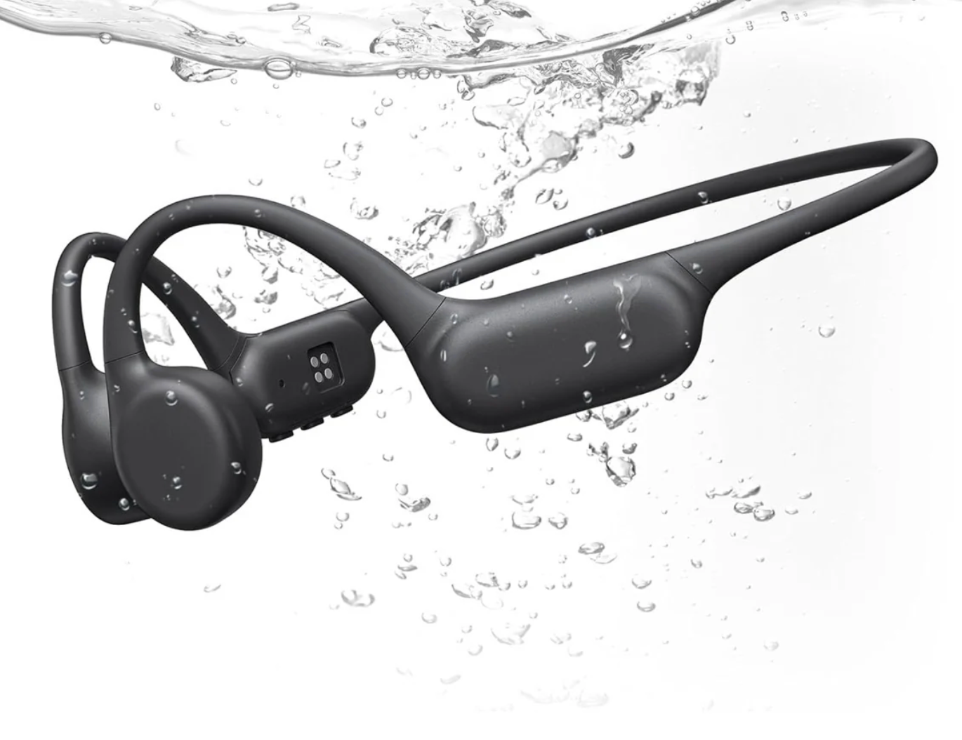 Wasserdichte Schwimmkopfhörer, IPX8-zertifiziert für das Bahnenschwimmen