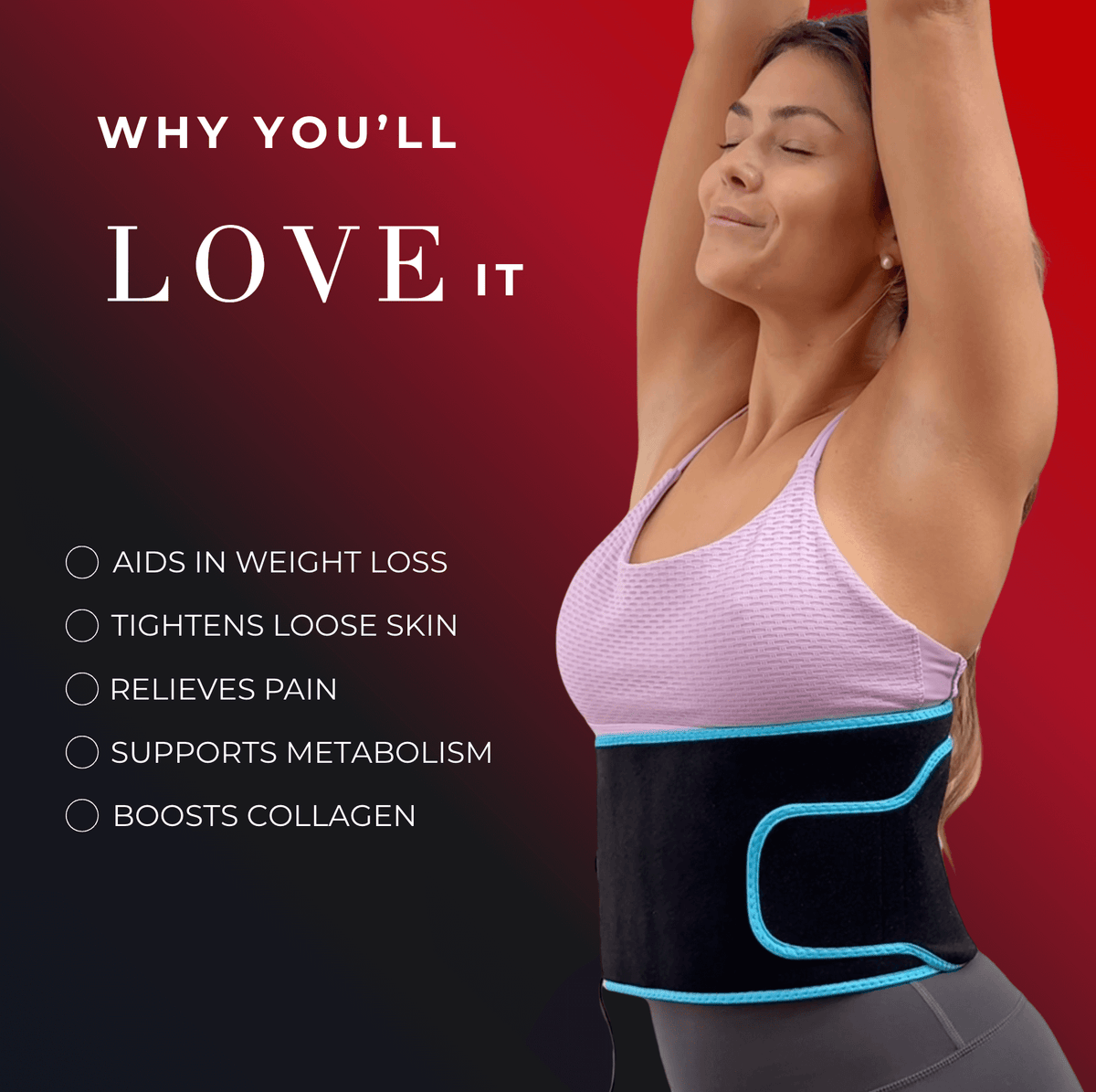 Red Light Therapy Belt for Body Contouring & Recovery | Fioriscas