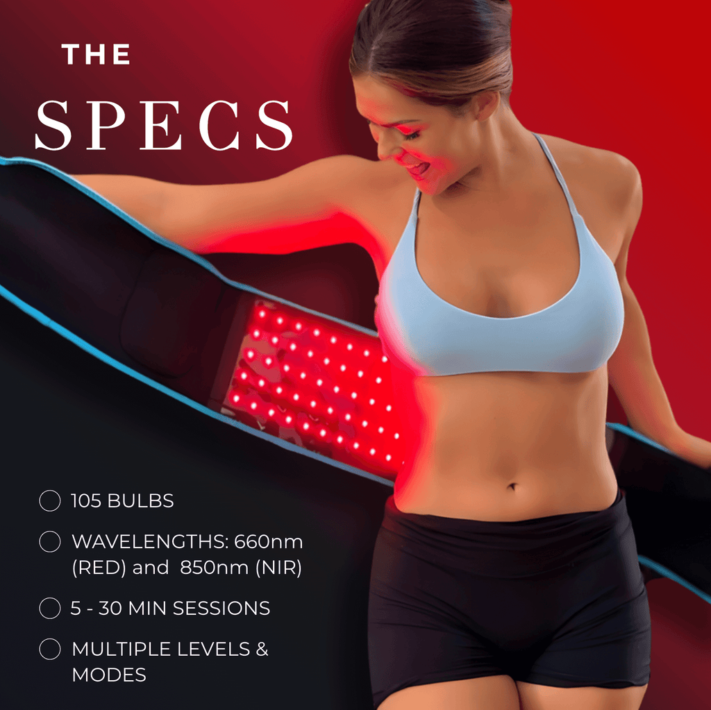 Red Light Therapy Belt for Body Contouring & Recovery | Fioriscas