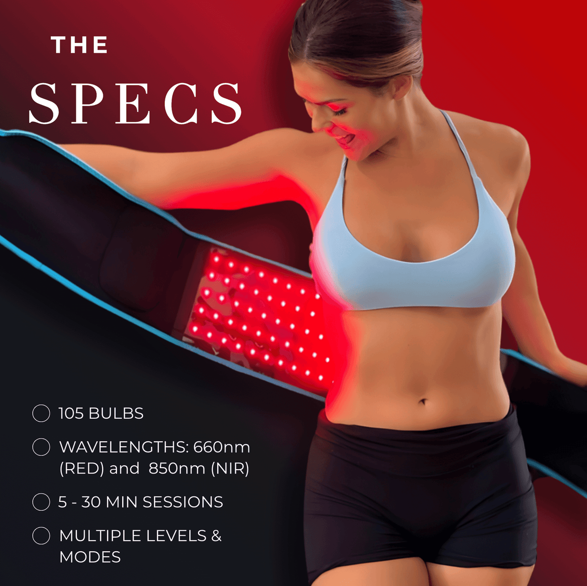 Red Light Therapy Belt for Body Contouring & Recovery | Fioriscas